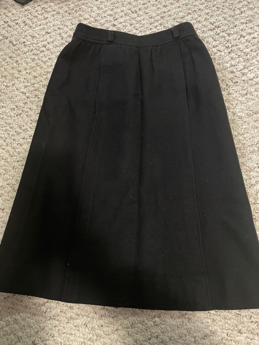 Classic Black A-Line Women's Skirt